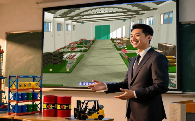 智慧仓储背景图